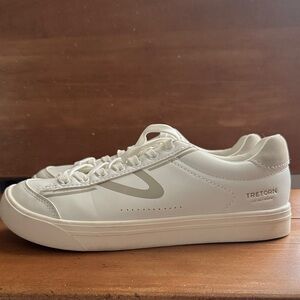Tretorn Women’s White Leather Sneakers